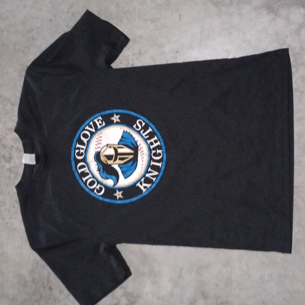 C2 Sports Gold Glove black baseball drifit tshirt size M